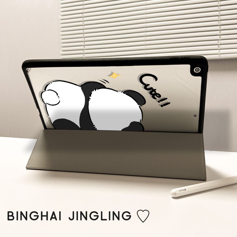 Ốp Máy Tính Bảng Hình Gấu Trúc Cho iPad Air 4 10.9 2021 Pro 11 2022 gen10 / gen9 / gen8 / gen7 10.2 9.7 5 / 6th Mini 4 5 6 Air 4 10.9