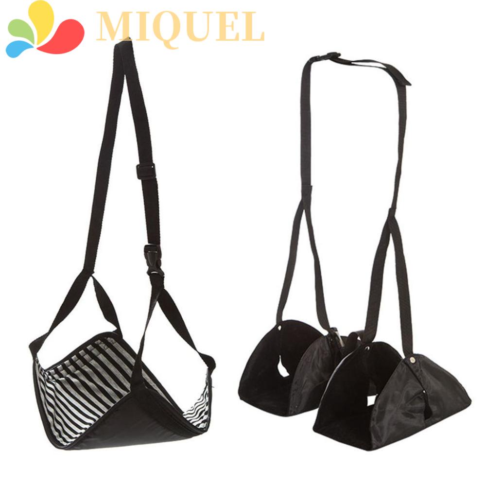 MIQUEL Võng Treo Chân Bằng Sợi Polyester Dày Dặn Chống Mài Mòn Có Thể Điều Chỉnh Kèm Túi Đựng Tiện Dụng