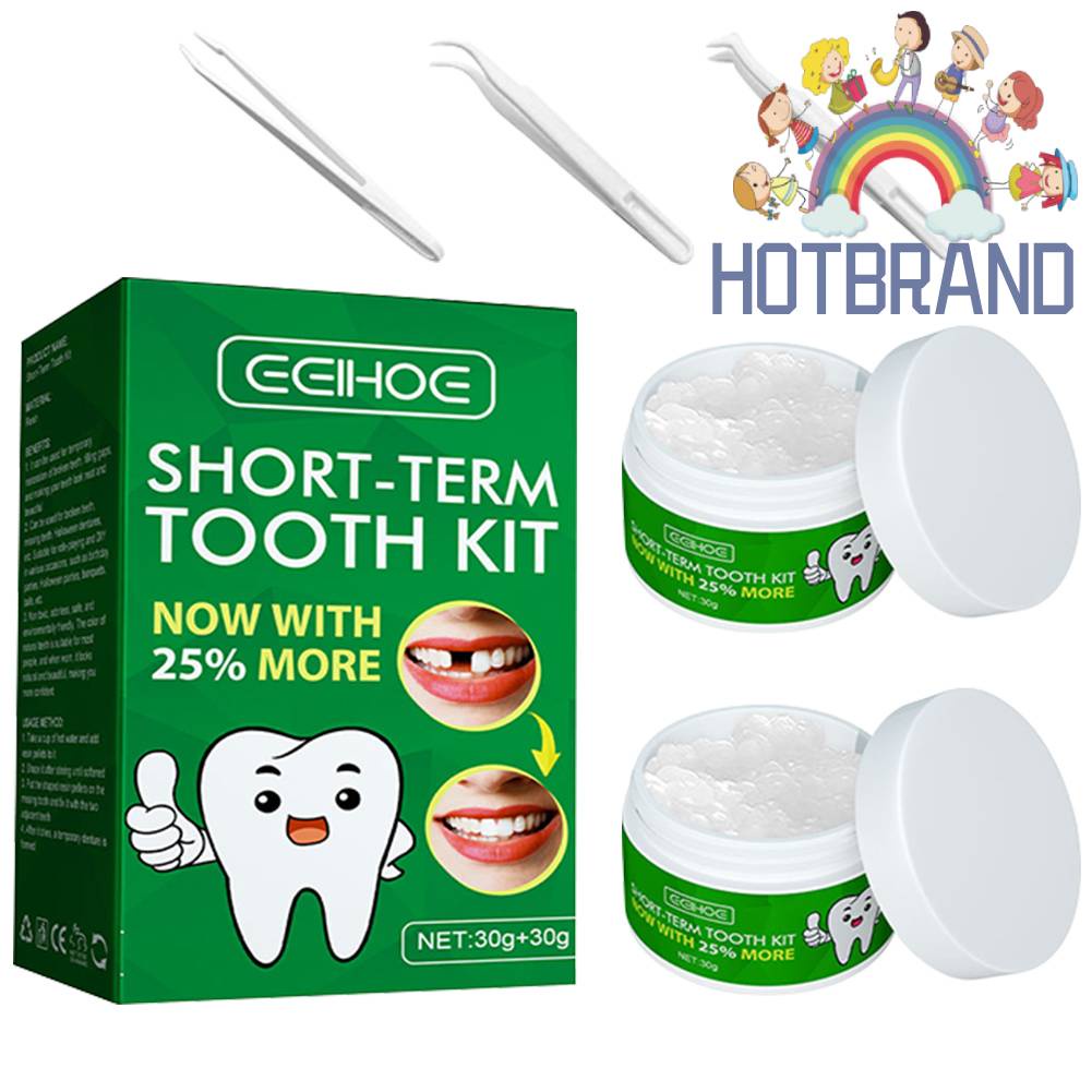 Bộ Dụng Cụ Sửa Chữa Răng Tạm Thời Kèm 3 Dụng Cụ Chăm Sóc Răng