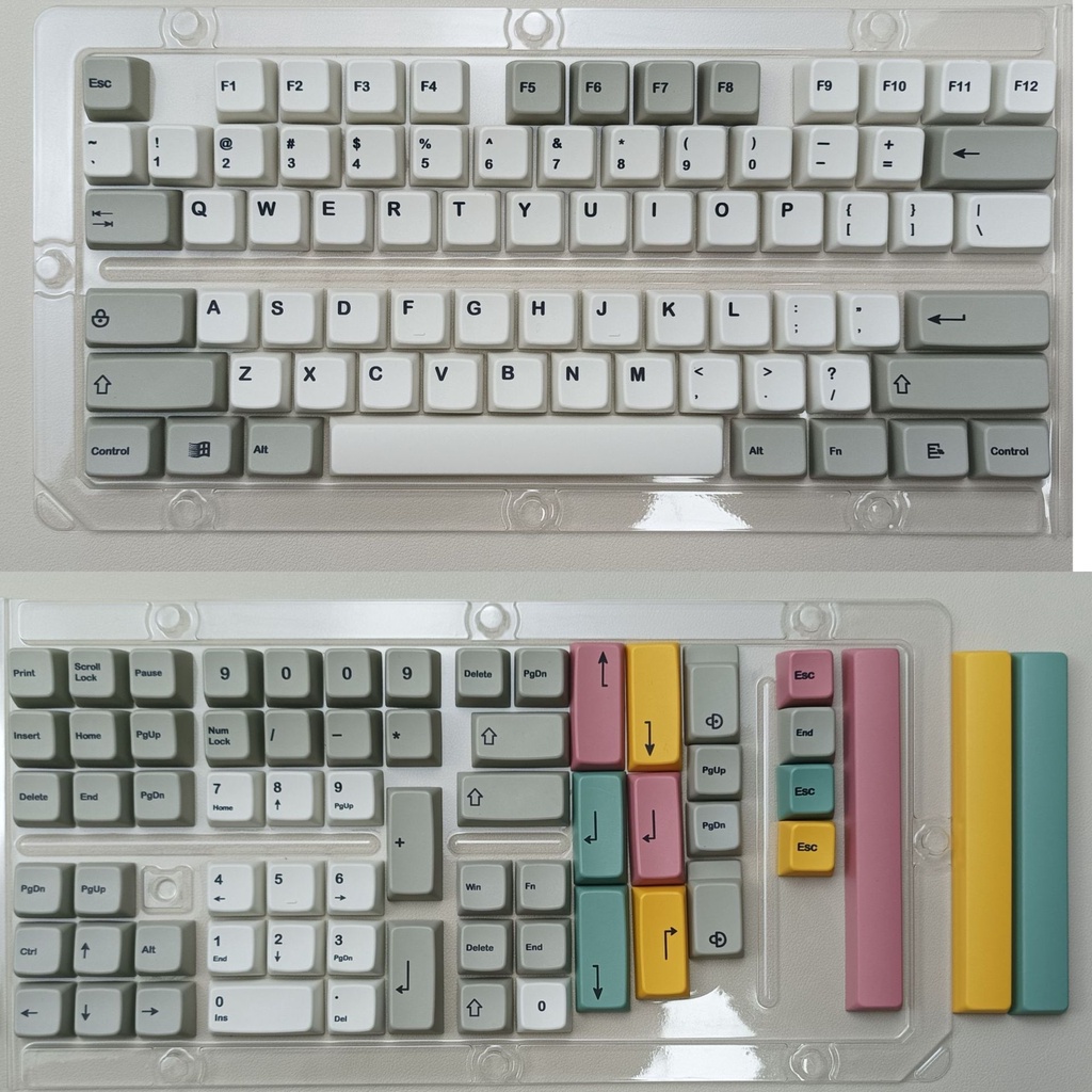 Retro 9009 Keycaps MDA Profile PBT DYE-SUB Bàn Phím Cơ Keycap