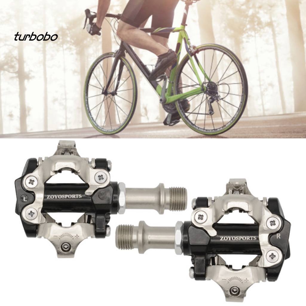 1 Bộ Bàn Đạp Tự Khóa Bằng Hợp Kim Nhôm Độ Bền Cao Chống Rỉ Sét Có Thể Điều Chỉnh Cho Xe Đạp Leo Núi