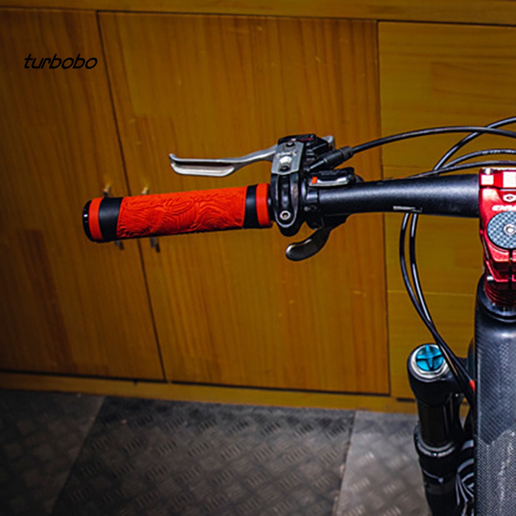 1 Cặp Bọc Tay Lái Xe Đạp Leo Núi Bằng Silicone Trong Suốt Chống Trượt