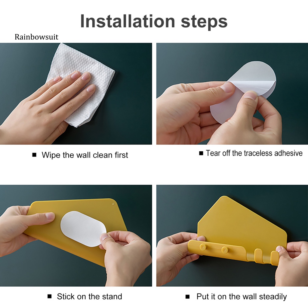 [RB] Giá Đỡ Điện Thoại / Máy Tính Bảng Nổi Đa Năng Dính Mạnh Gắn Tường Không Cần Khoan Lỗ Cho Nhà Ở