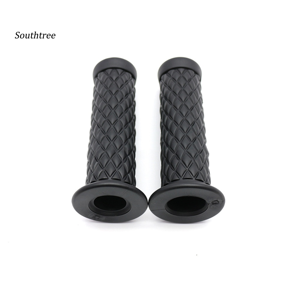 Bộ 2 Vỏ Bọc Tay Lái Xe Máy Cafe Racer 22mm Bằng Cao Su Chống Trượt