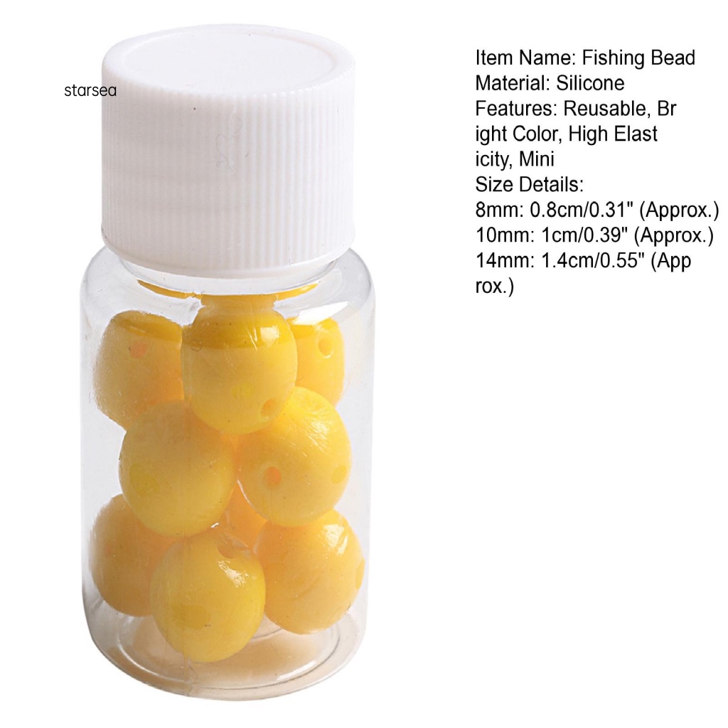 Sra ZK 8 / 10 / 14mm Hạt Nổi Câu Cá Bằng Silicon Hương Thơm Bắp Ngô Tươi Sáng Tái Sử Dụng Linh Hoạt Lâu Phai Thông Dụng