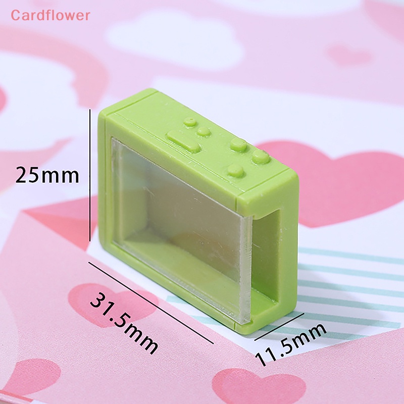 Set 2 Ốp Điện Thoại Gel Hình Băng Cát Sét 3D DIY Cho Trang Trí Nhà Búp Bê