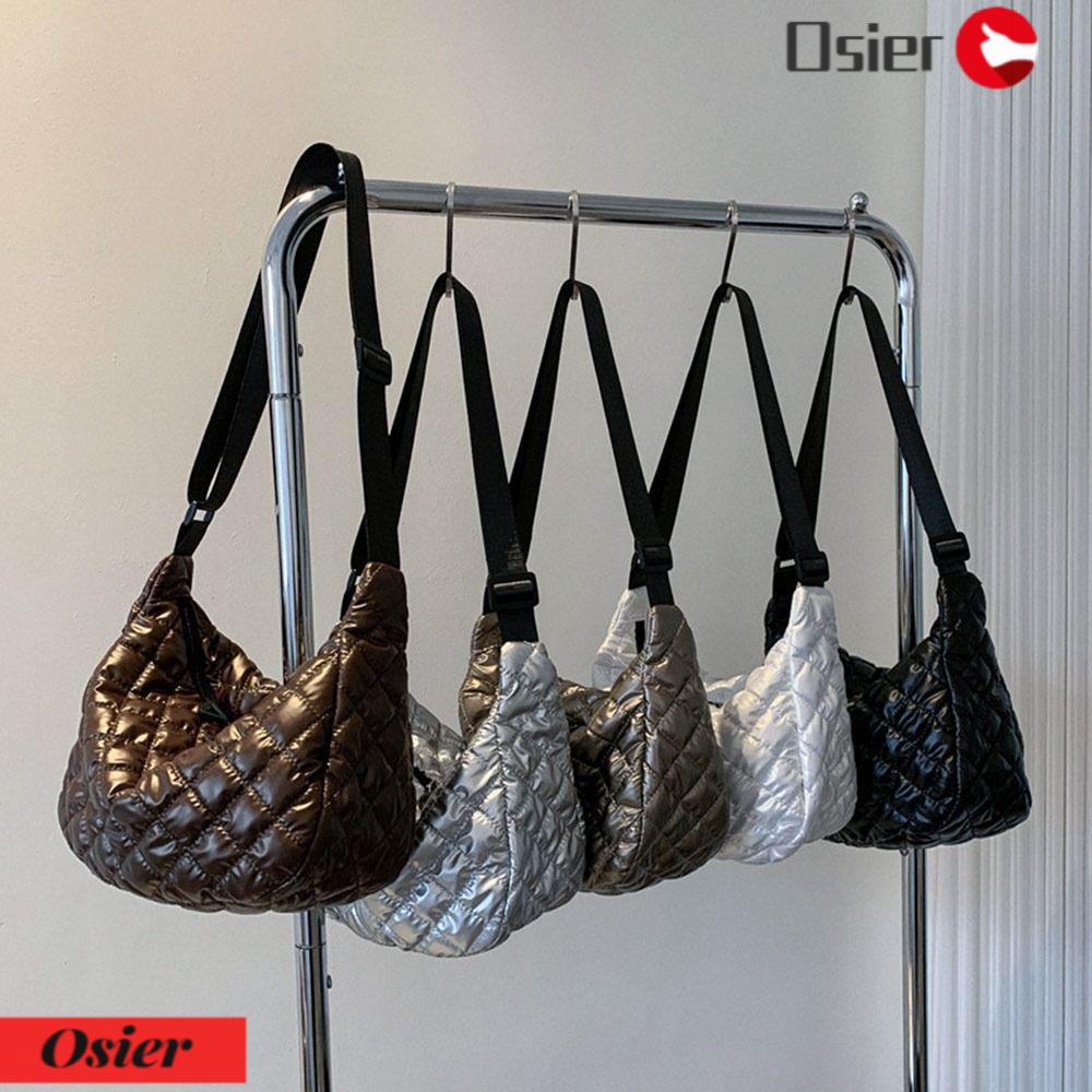 OSIER1 Túi Tote Đeo Vai / Đeo Chéo Có Đệm Cotton Sức Chứa Lớn Đơn Giản Không Gian
