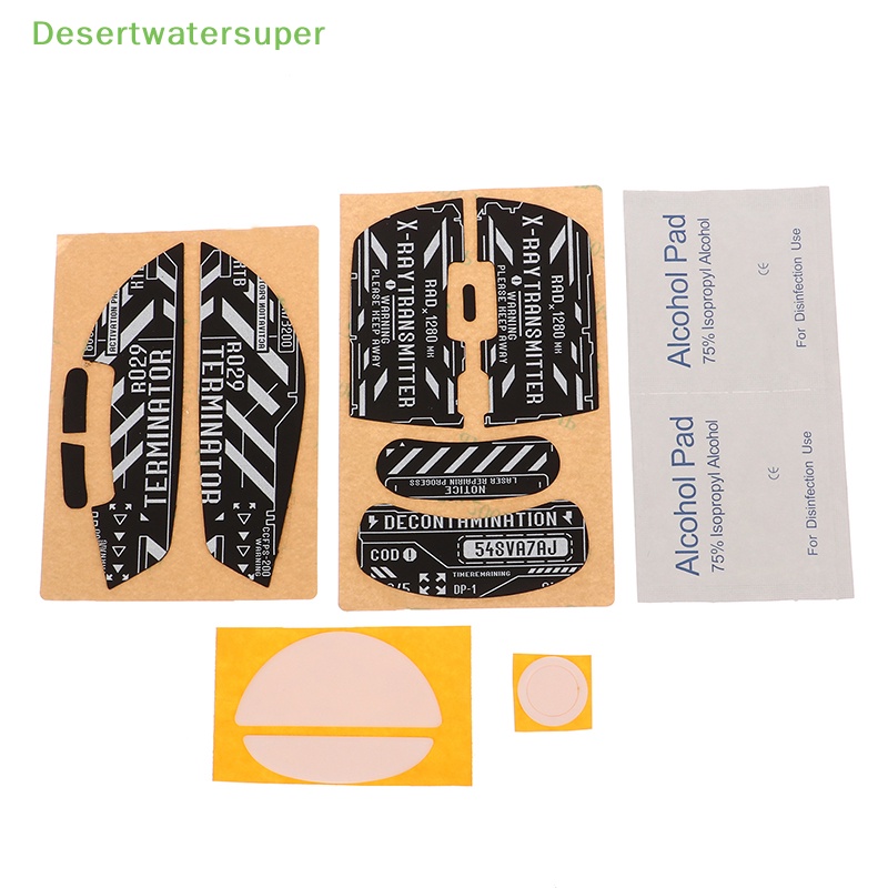 1 Bộ Miếng Dán Chuột Họa Tiết Vân Kim Cương 6D Chống Trượt Chống Mồ Hôi AJ199