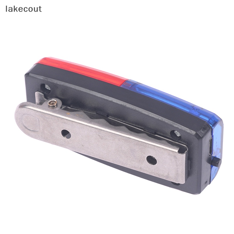 Đèn LED Cảnh Sát Đeo Vai Ánh Sáng Xanh Đỏ Có Thể Sạc Lại