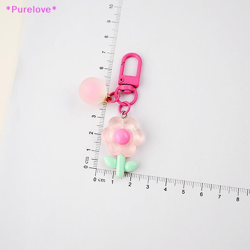 Móc Khóa Hình Bông Hoa Nhiều Màu Sắc Xinh Xắn Mới