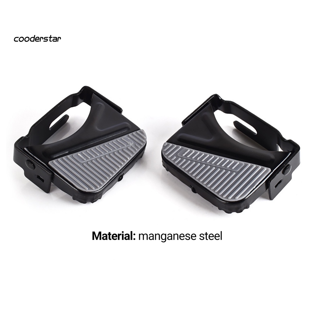 1 Cặp Bàn Đạp Xe Đạp Điện Bằng Thép Mangan Chống Trượt