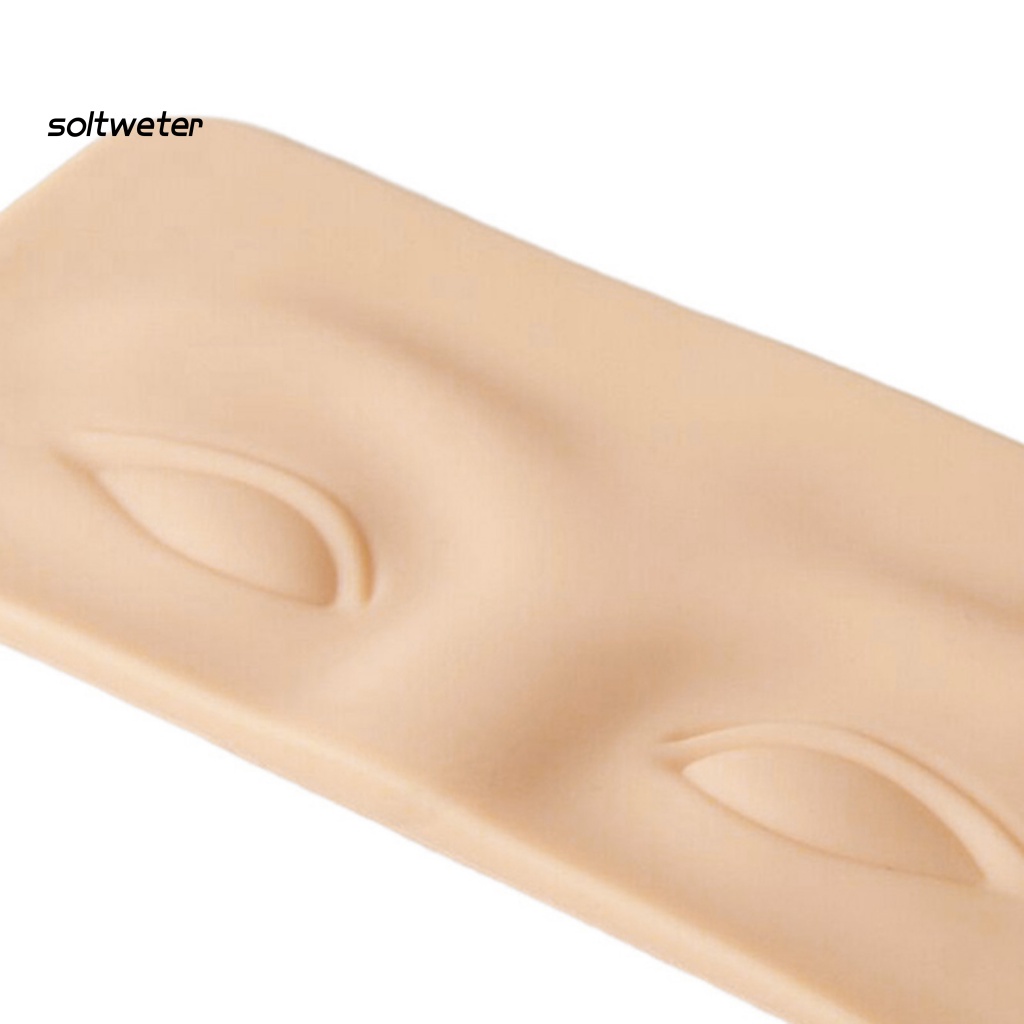 Da Giả Bằng Silicone 3D Dày Không Phai Màu Dùng Tập Luyện Trang Điểm Xăm Lông Mày