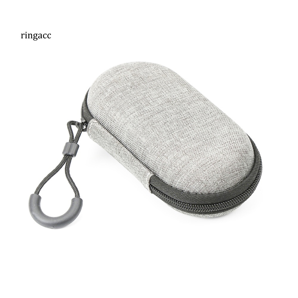 Bộ 2 Túi Đựng Tai Nghe Không Dây EVA Hình Vuông / Tròn Có Khóa Kéo Ốp