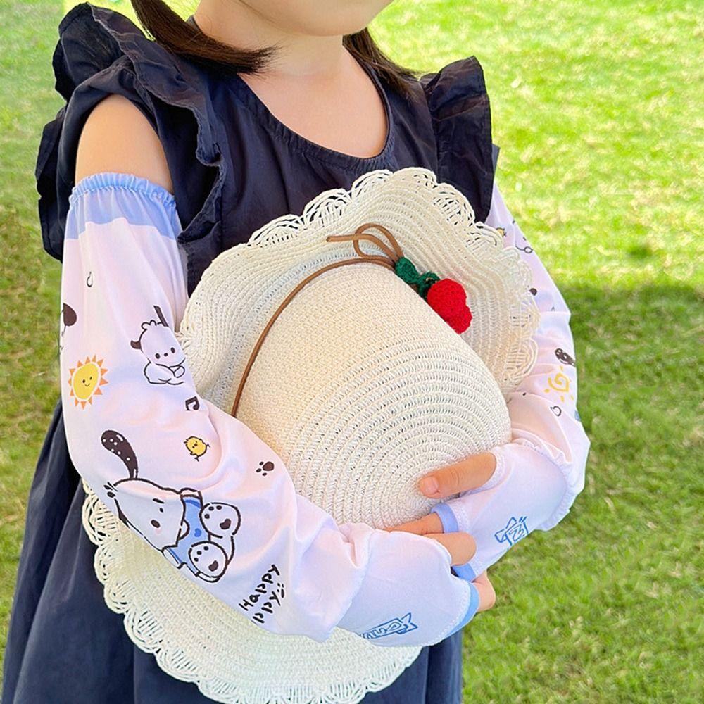 ANEMONE Ống Tay Áo Chống Nắng Thoáng Khí Phong Cách Hàn Quốc Cho Bé
