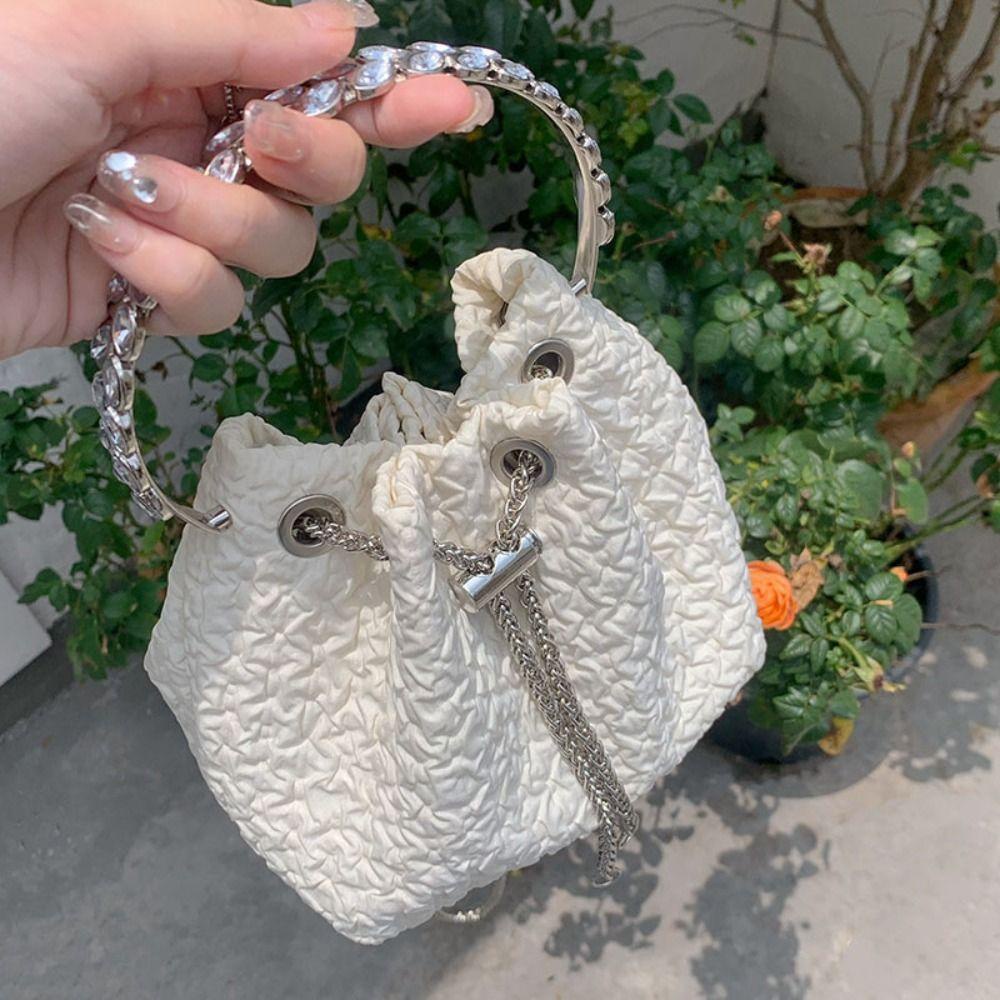 LOMBARD Túi Đeo Chéo Rút Dây Bằng Vải Oxford Màu Sắc Đơn Giản Tùy Chỉnh Kích Thước Tiện Dụng Mang