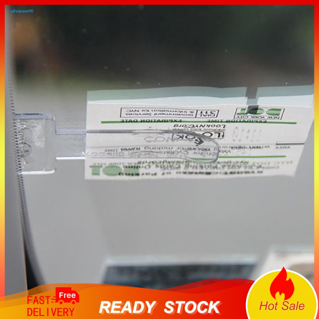 Giá Đỡ Kẹp Vé Bằng Nhựa Trong Suốt Siêu Bền Tiện Dụng Cho Văn Phòng / Ký Túc Xá