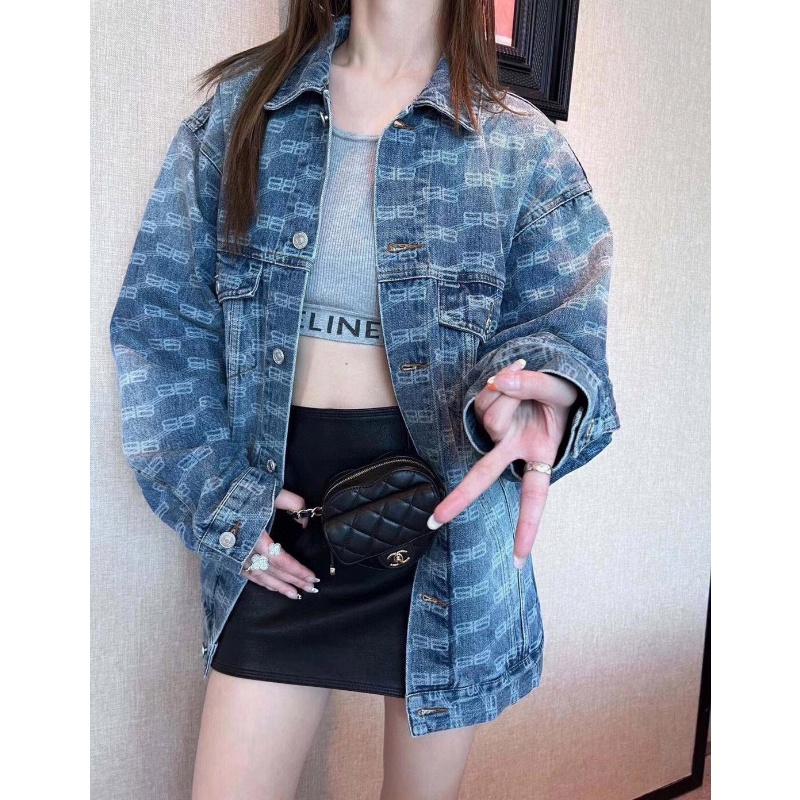 ❤️❤️❤️❤️ Áo Khoác Jean Dài Tay Thời Trang Unisex