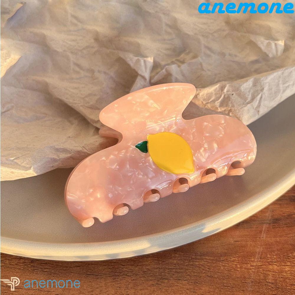 ANEMONE Kẹp Tóc Hoạt Hình Đám Mây Trái Tim Cá Mập Phong Cách Hàn Quốc Thanh Lịch Cho Nữ