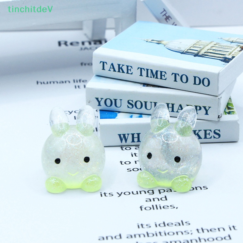 [TinchitdeV] Bộ 2 Đồ Chơi Thỏ Hoạt Hình Phát Sáng Trang Trí Nội Thất