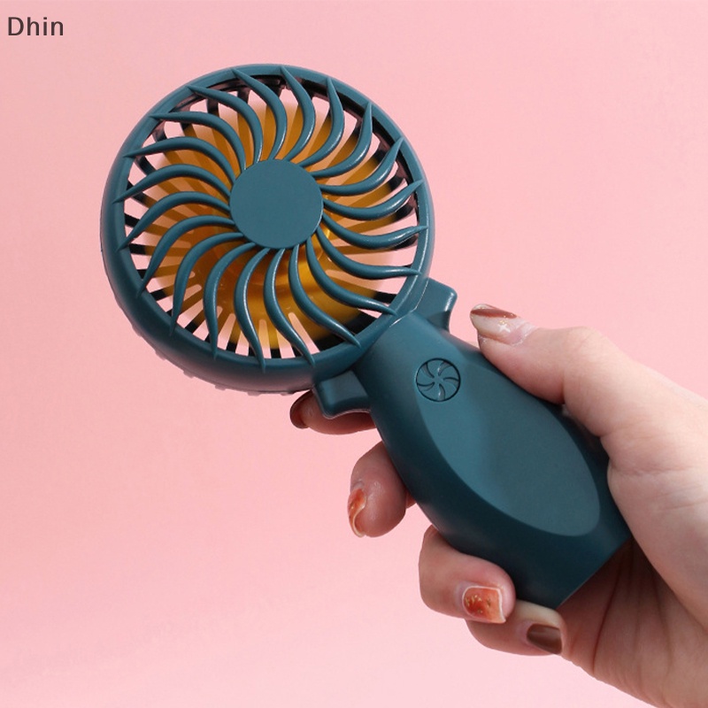 [Dhin] Portable Small Fan Fan Lightweight Lazy Fan Gift Mini Fan Creative Small Fans Pocket Hand-held Fan Wedding Gift COD