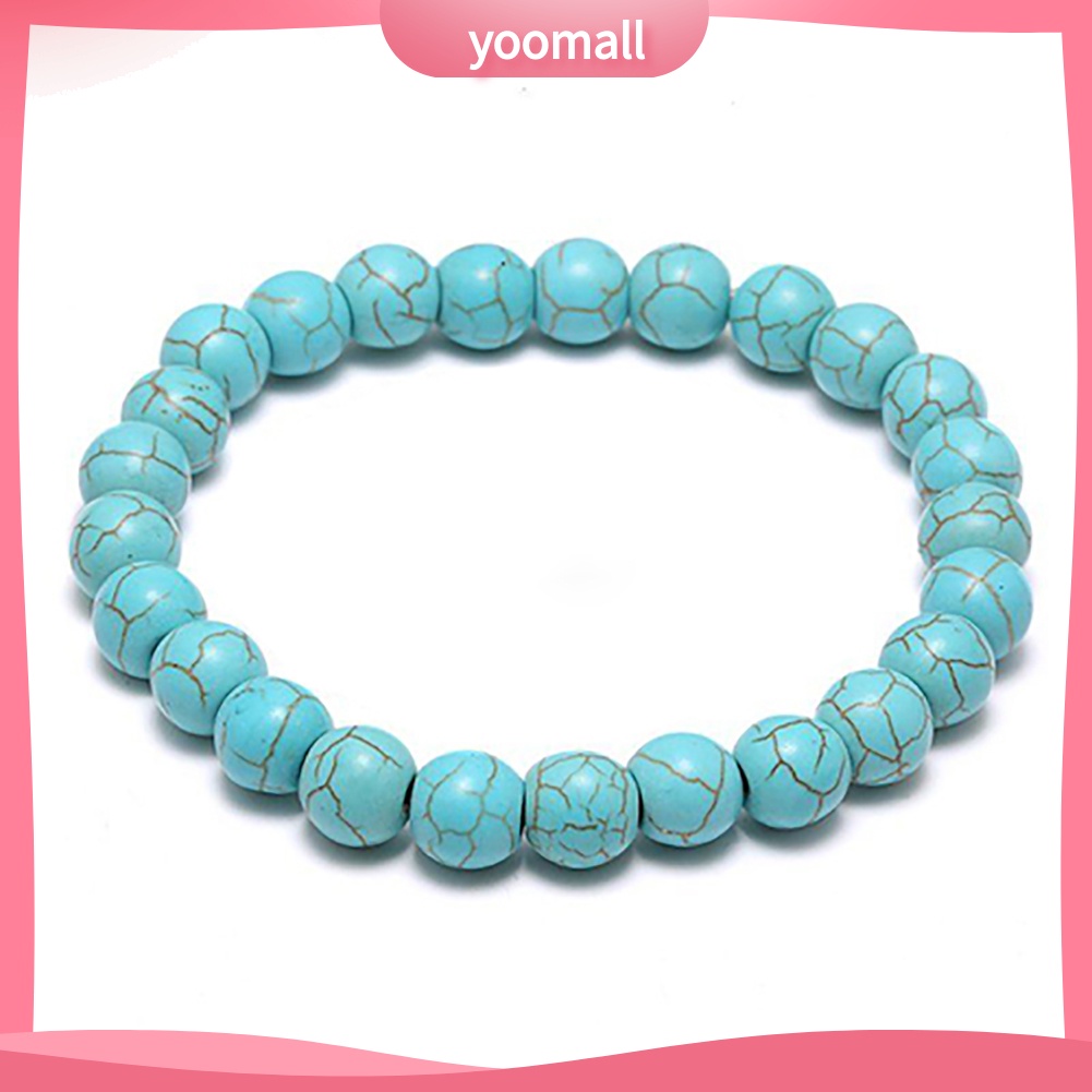 Vòng Tay Chuỗi Hạt Đá Tự Nhiên Thời Trang Cho Nam Và Nữ