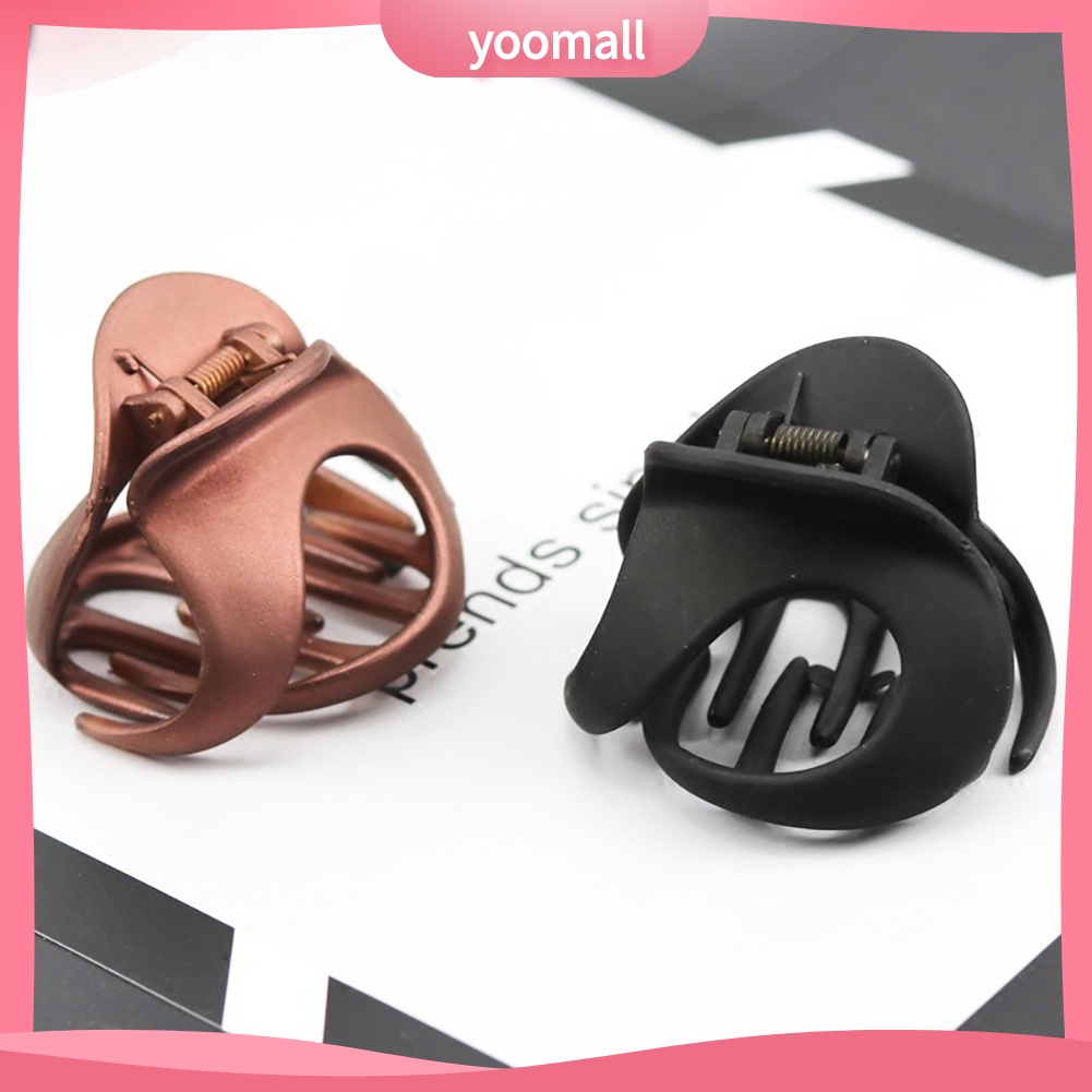 Kẹp Tóc Càng Cua Bằng Acrylic Màu Sắc Tinh Khiết Thời Trang Cho Nữ