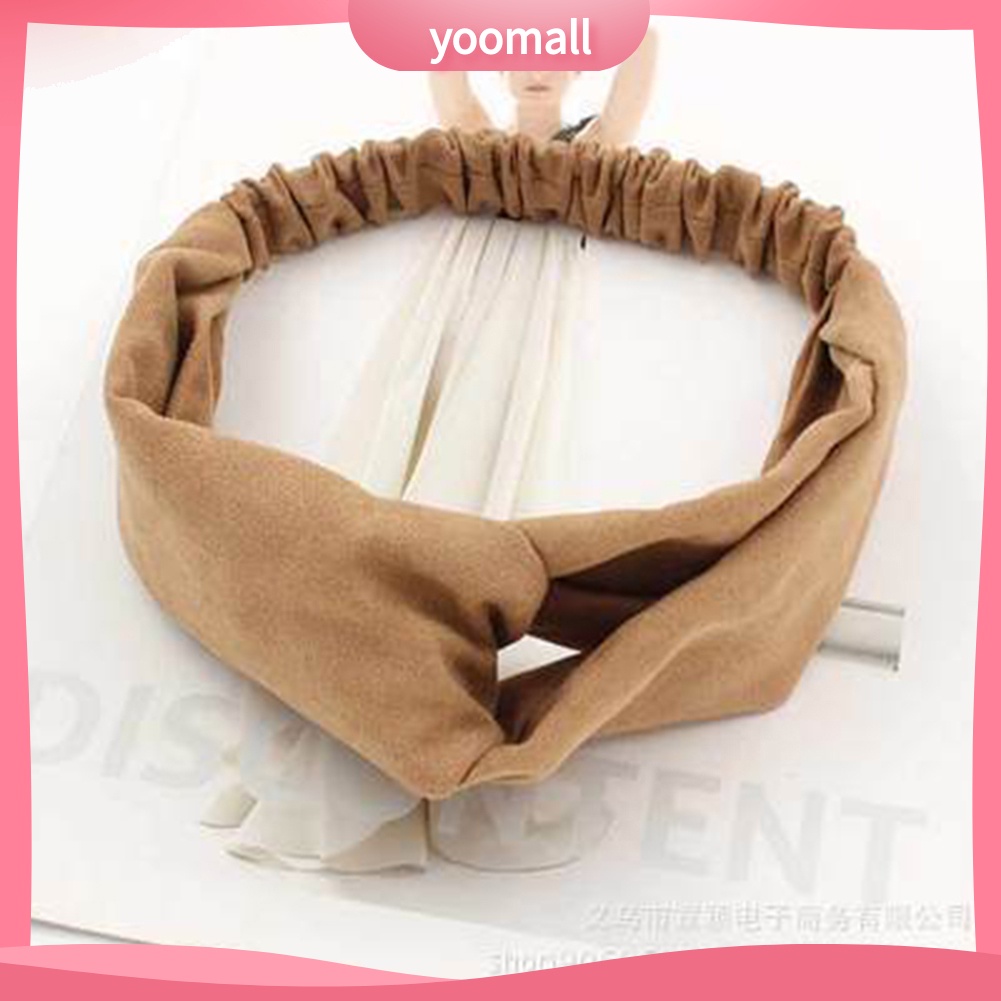 Băng Đô Cài Tóc Bằng Vải Màu Sắc Ngọt Ngào Cho Nữ