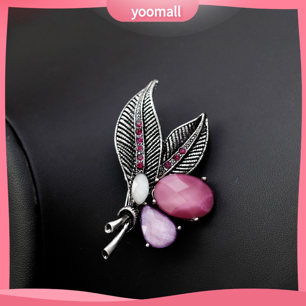 Ghim Cài Áo Đính Đá Kiểu Dáng Đáng Yêu Dùng Trang Trí