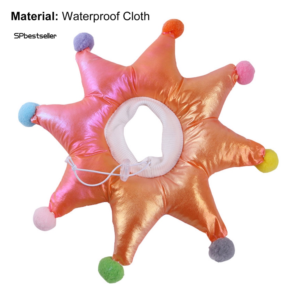 Vòng Cổ Tròn Gắn Vết Thương An Toàn Cho Mèo Cưng