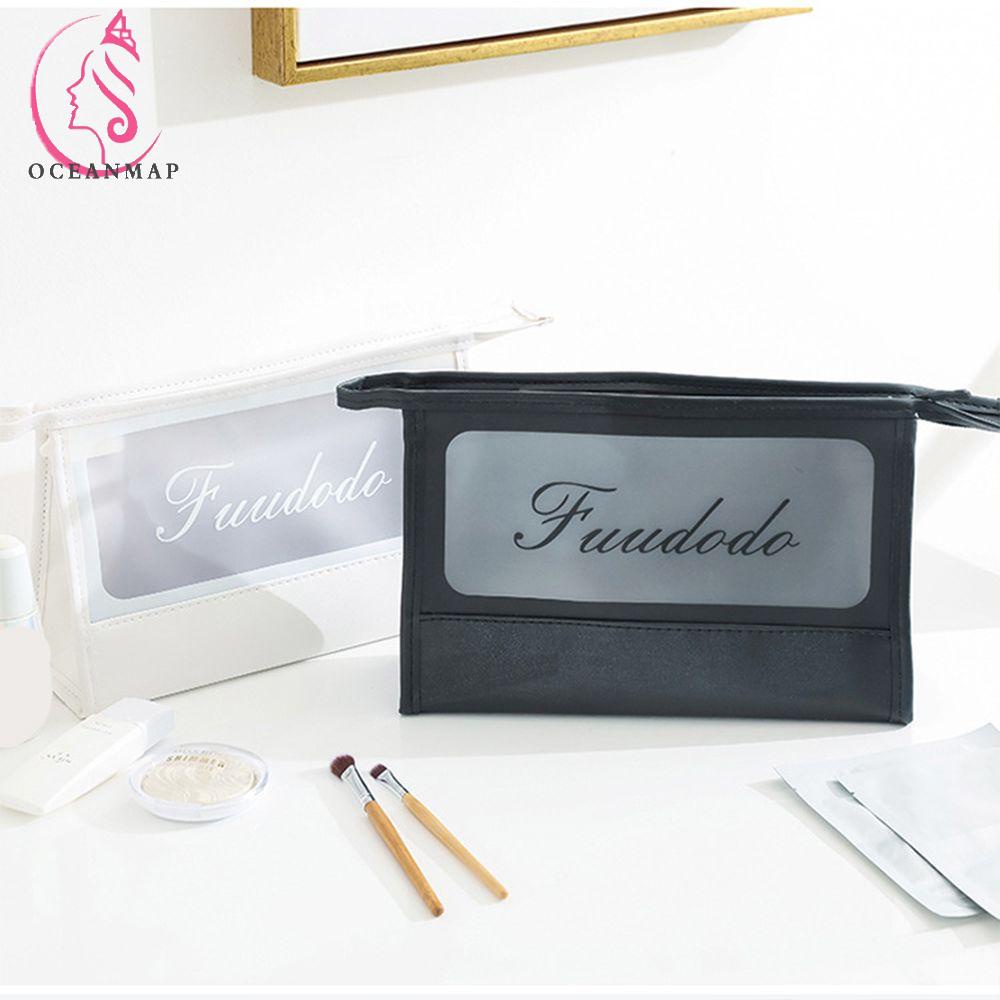OCEANMAP Túi Đựng Đồ Trang Điểm Gấp Gọn Đa Năng Sức Chứa Lớn Cho Nữ