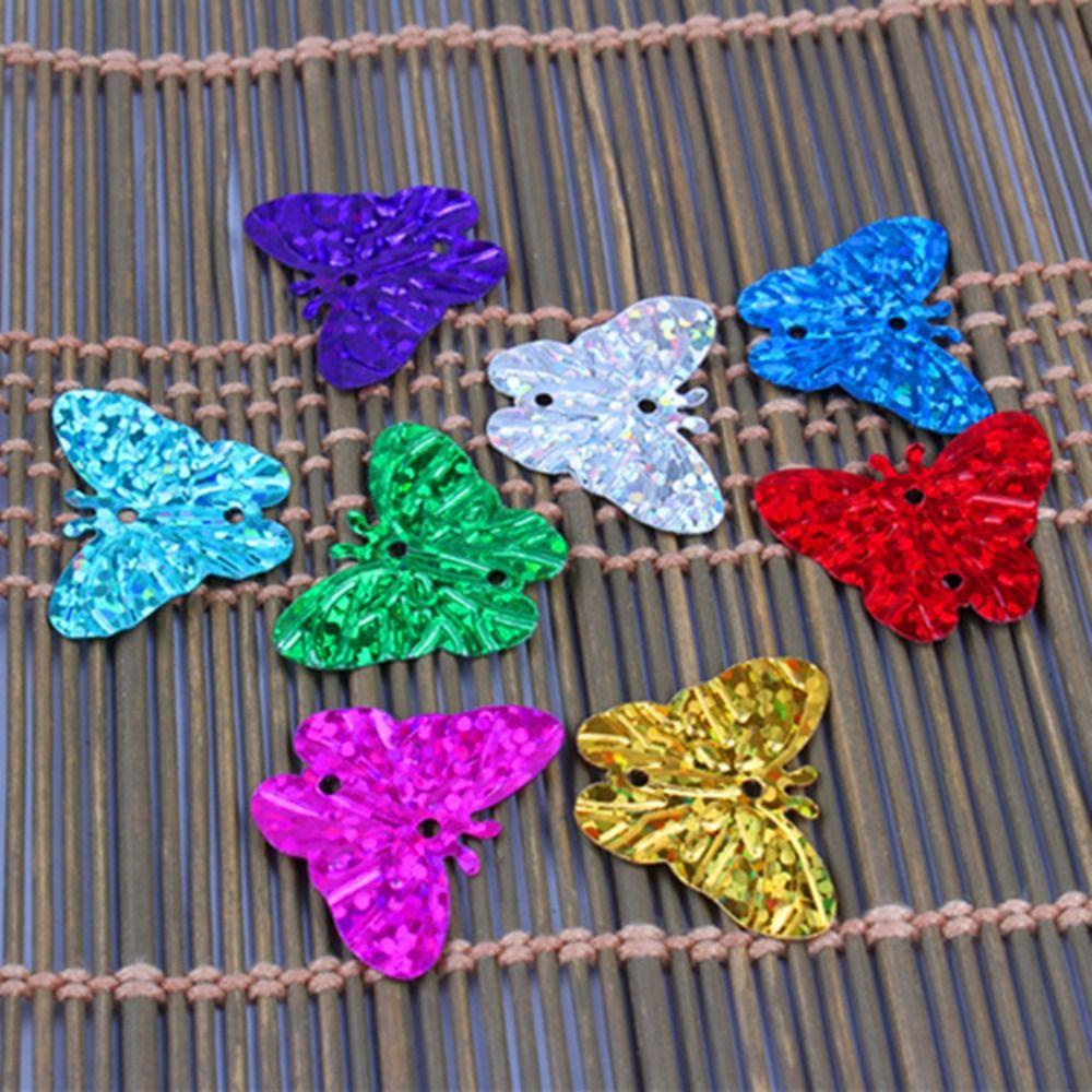 ANEMONE Bộ 30 Phụ Kiện Trang Trí Tóc Hình Bướm Nhiều Màu Sắc Lấp Lánh