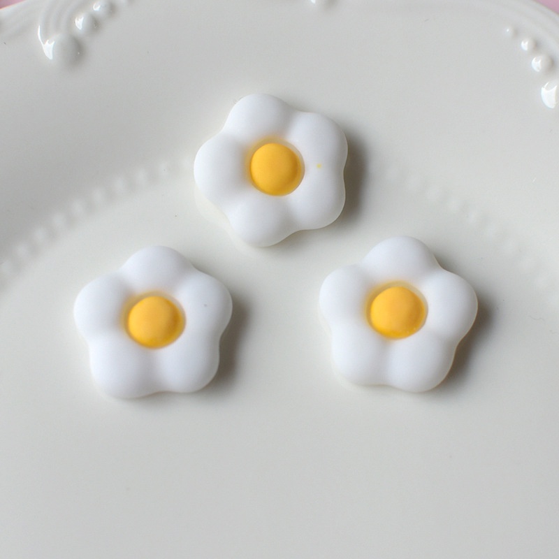 Set 10 Bông Hoa Nhựa Trang Trí Ốp Điện Thoại