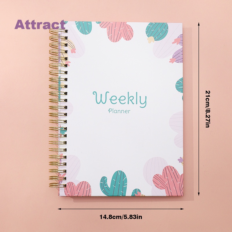 Sổ Ghi Chú Lên Kế Hoạch Hàng Ngày Khổ a5 Sợi Xuyên Biên Giới Bằng Tiếng Anh