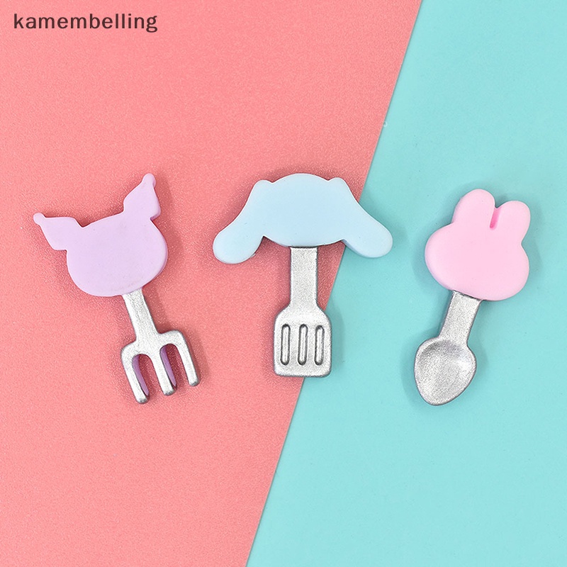 Set 10 Muỗng Nĩa Hoạt Hình Trang Trí Nhà Búp Bê