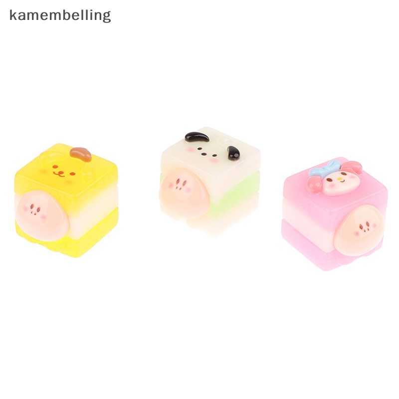 Kamembelling Phụ Kiện Móc Khóa Hình Nhân Vật Sanrio Kuromi Cinnamoroll Pochacco Bằng Resin Dễ Thương