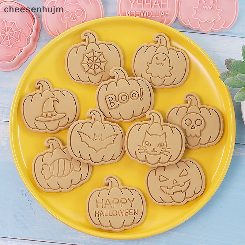 Set 10 Khuôn Cắt Bánh Quy Phong Cách Halloween Ấn Tượng