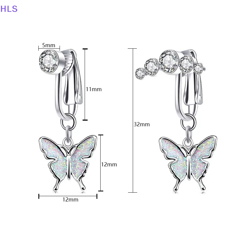 [HLS] Khuyên Rốn Hình Bướm Giả Dạng Kẹp Rốn / Rốn / Rốn