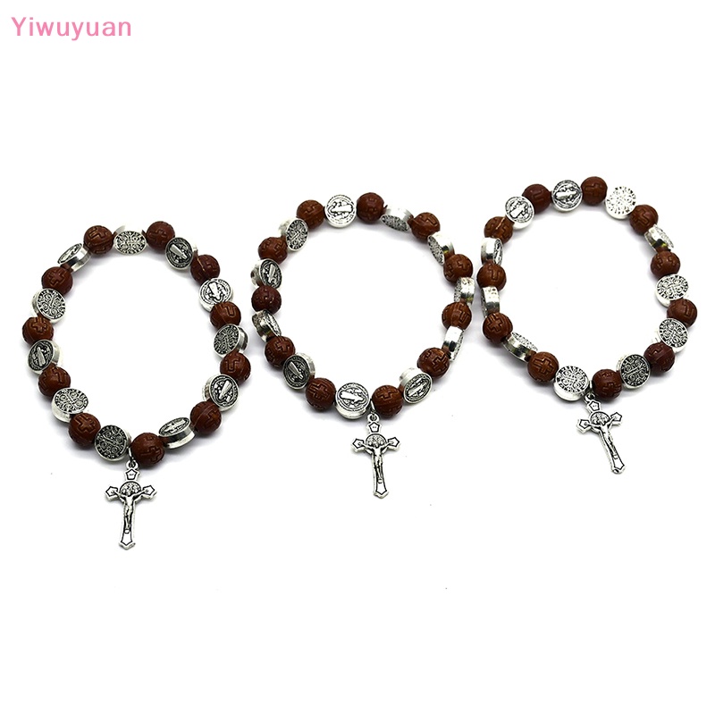 Bộ 3 Vòng Tay Chuỗi Hạt Phong Cách Công Giáo Mới