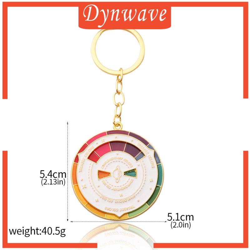 Móc Khóa Hình Bánh Xe Tráng Men 5cm Nhiều Màu Sắc Thời Trang