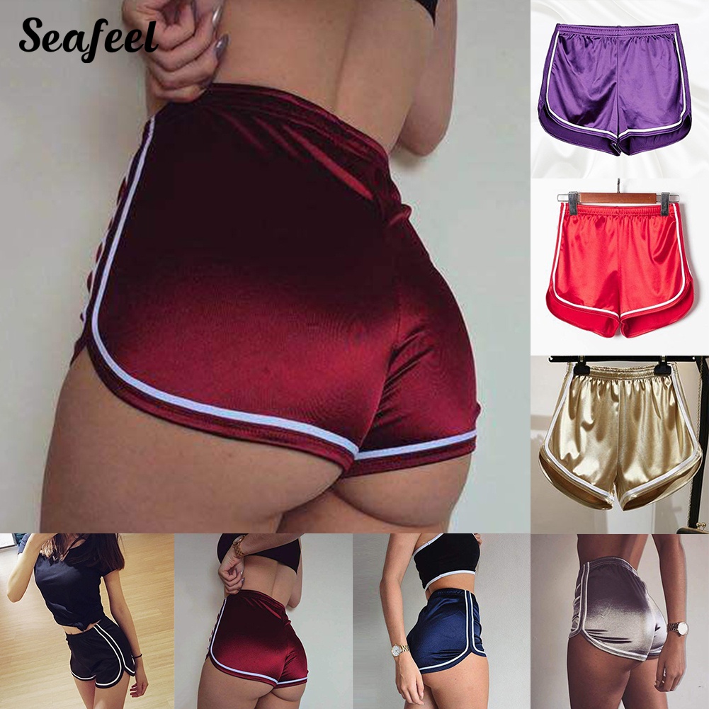 Quần Dài Thể Thao Kẻ Sọc Lưng Thun Co Giãn Tốt Thời Trang Mùa Hè Cho Nữ