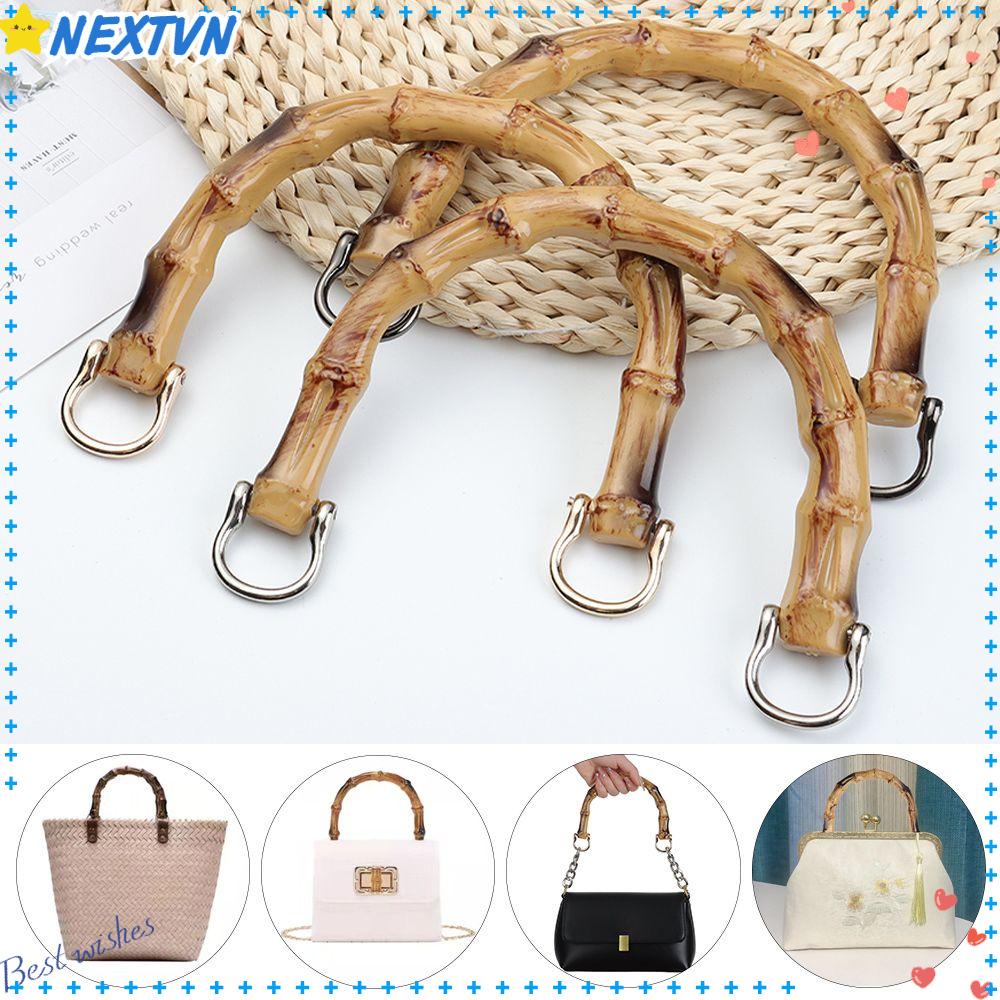 Dây Đeo Túi Xách Bằng Tre Có Khóa Cài Mới