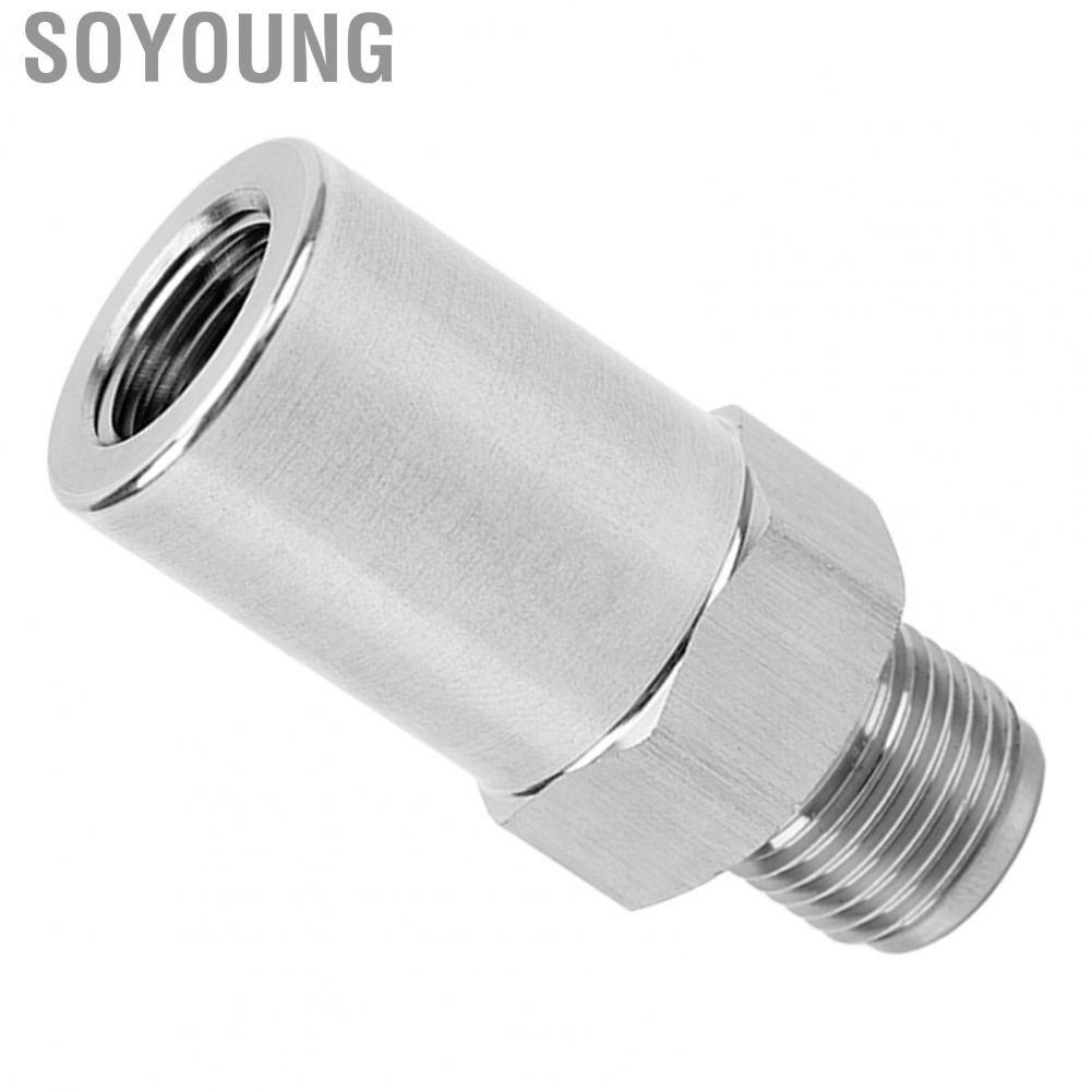 Soyoung Fuel Rail Plug Pressure Relief Valve M16X1.5 Stainless Steel for Sierra
