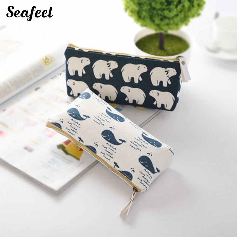 Bóp Viết In Hình Cá Voi Dễ Thương Cho Bé