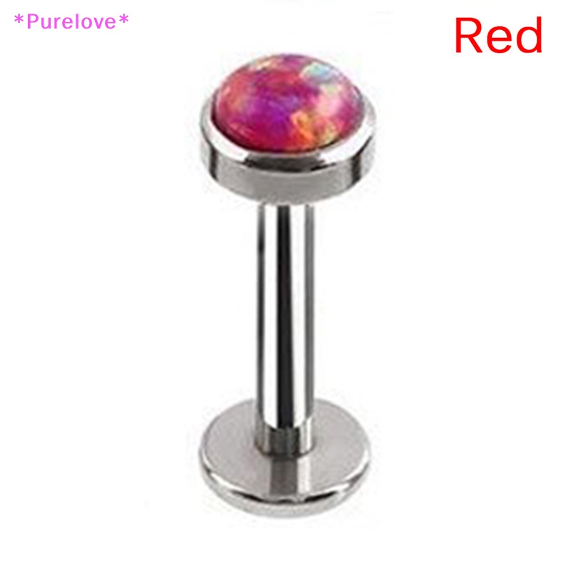 Khuyên Mũi / Môi Đính Đá Opal Kích Thước 6-8mm Mới