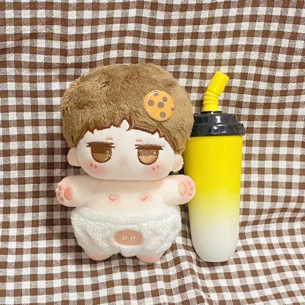 Búp Bê Nhồi Bông 10cm Thiết Kế Dễ Thương Dùng Làm Quà Tặng Sinh Nhật