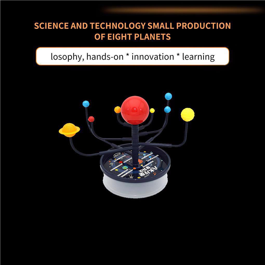 (runbu) Mô Hình Hệ Mặt Trời Tinh Tế Chống Thấm Nước Đồ Chơi Khoa Học Cho Thanh Thiếu Niên