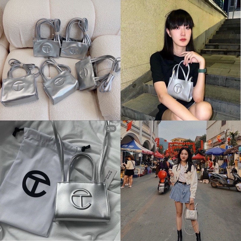 Túi đeo chéo da mềm Telfar size 17cm siêu đẹp da dày dặn thời trang hottrend