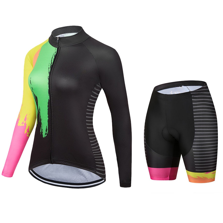 Bộ Đồ Đạp Xe Dài Tay Thời Trang Mùa Hè 2023 conjunto feminino ciclismo Dành Cho Nữ