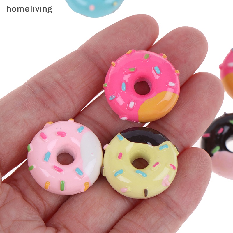 Set 10 Bánh donut Tỉ Lệ 1: 12 Dùng Để Trang Trí Nhà Búp Bê