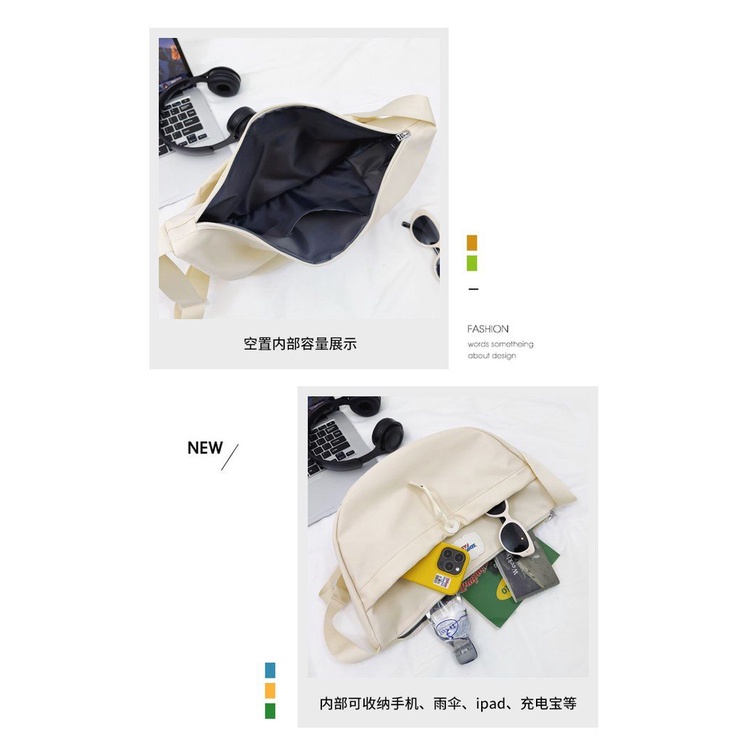 Túi Đeo Chéo Chất Liệu Nylon Kích Thước 43X24CM